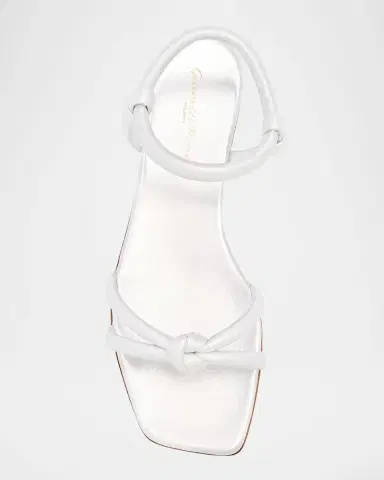 Gianvito Rossi Juno Nappa Leather Knotted Ankle-Strap Sandals | Thumbnail 6 Gianvito Rossi Juno Nappa Leather Knotted Ankle-Strap Sandals | Thumbnail 6