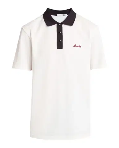 Moncler Men's Archive Cotton Polo Shirt | Thumbnail 1