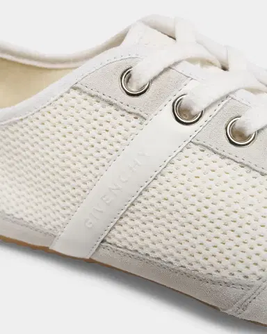 Givenchy Mesh And Suede Slim Low-Top Sneakers | Thumbnail 5