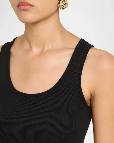 L'AGENCE Adira Scoop-Neck Tank Top | Thumbnail 5