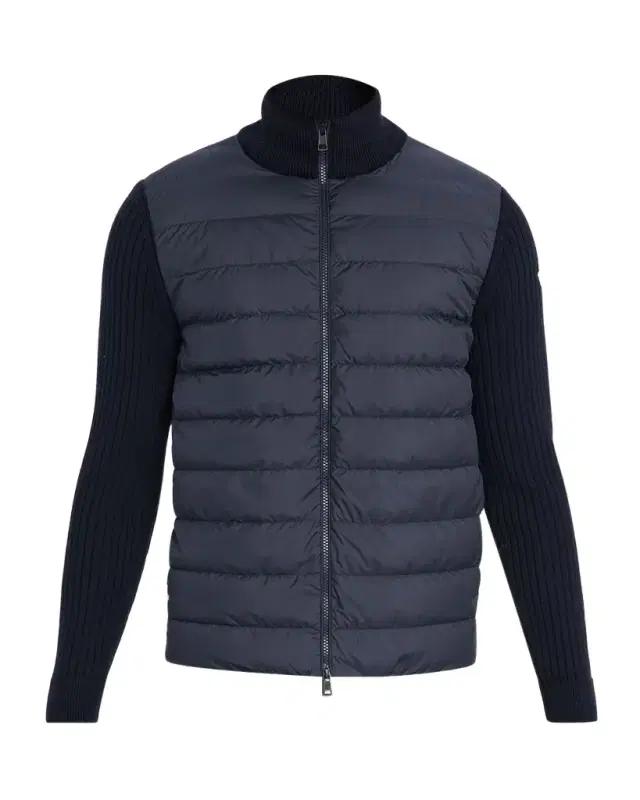 Moncler Men 's Padded Wool Full-Zip Cardigan