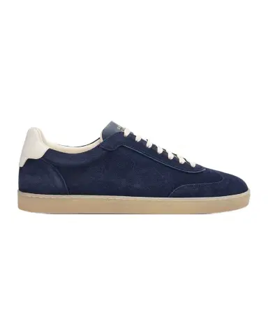 Brunello Cucinelli Men's Suede T-Toe Low-Top Sneakers | Thumbnail 1 Brunello Cucinelli Men's Suede T-Toe Low-Top Sneakers | Thumbnail 1