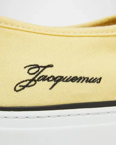 Jacquemus Men's Les Fefe Canvas Low-Top Sneakers | Thumbnail 5