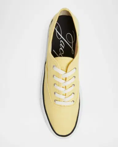 Jacquemus Men's Les Fefe Canvas Low-Top Sneakers | Thumbnail 6