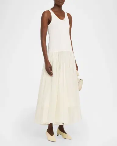Co Crinoline Layered Drop-Waist Maxi cktail Dress | Thumbnail 4 Co Crinoline Layered Drop-Waist Maxi cktail Dress | Thumbnail 4