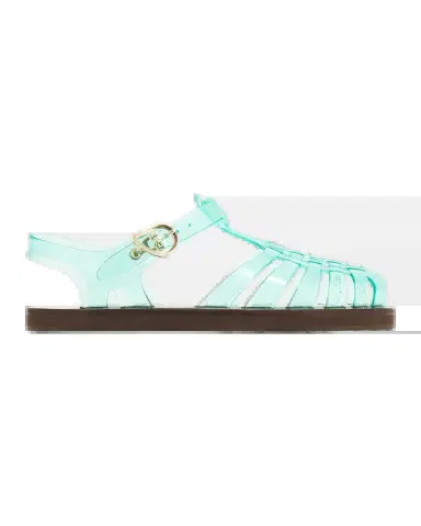 Ancient Greek Sandals Homeria Transparent Jelly Fisherman Sandals | Thumbnail 2