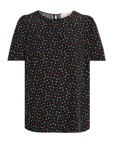 Maison Common Polka Dot Silk Blouse | Thumbnail 1