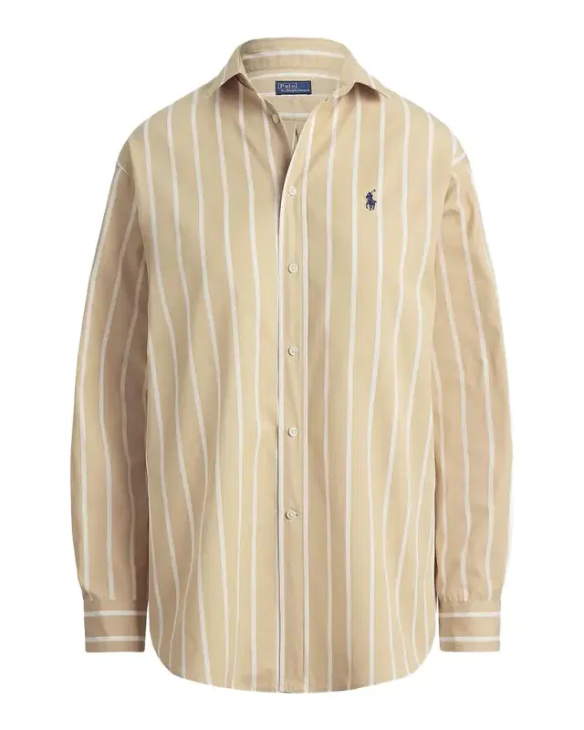 Relaxed-Fit Striped Cotton Shirt