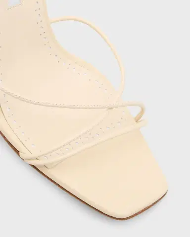 Manolo Blahnik Leather Strappy Slingback Sandals | Thumbnail 5 Manolo Blahnik Leather Strappy Slingback Sandals | Thumbnail 5