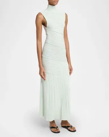 Proenza Schouler Federica Micropleated Knit Dress | Thumbnail 4 Proenza Schouler Federica Micropleated Knit Dress | Thumbnail 4