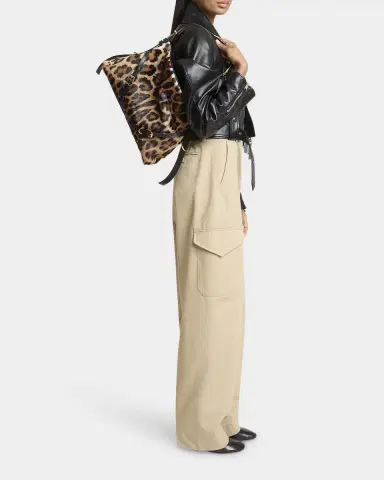 Givenchy Voyou Medium Leopard-Print Goat Hair Shoulder Bag | Thumbnail 5 Givenchy Voyou Medium Leopard-Print Goat Hair Shoulder Bag | Thumbnail 5