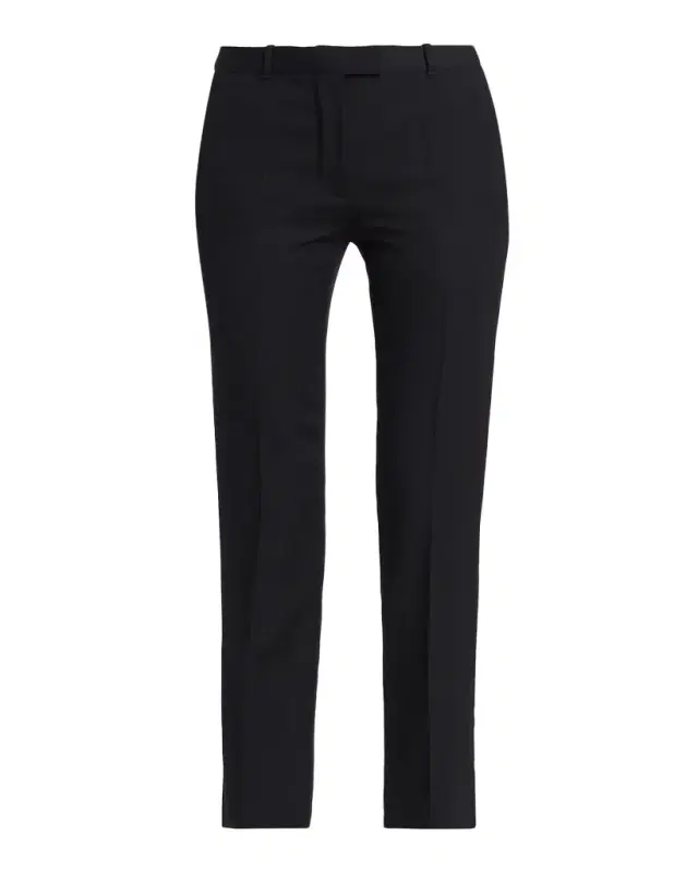 McQueen Mid-Rise Wool Slim-Leg Ankle Trousers