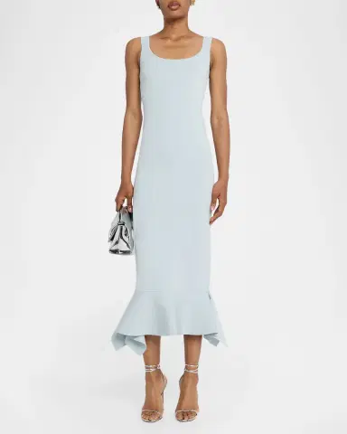 Roland Mouret Fit-And-Flare Knit Midi Dress | Thumbnail 2