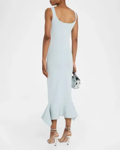 Roland Mouret Fit-And-Flare Knit Midi Dress | Thumbnail 3