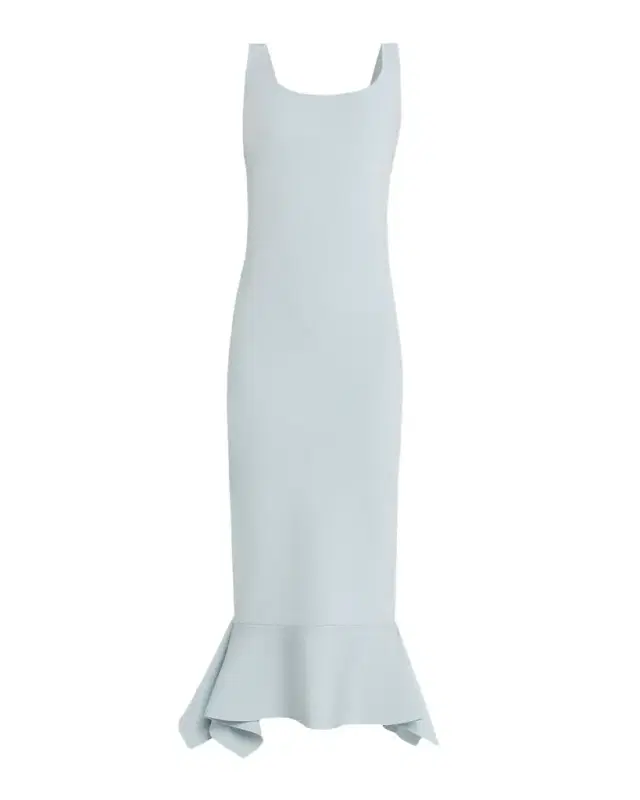 Roland Mouret Fit-And-Flare Knit Midi Dress