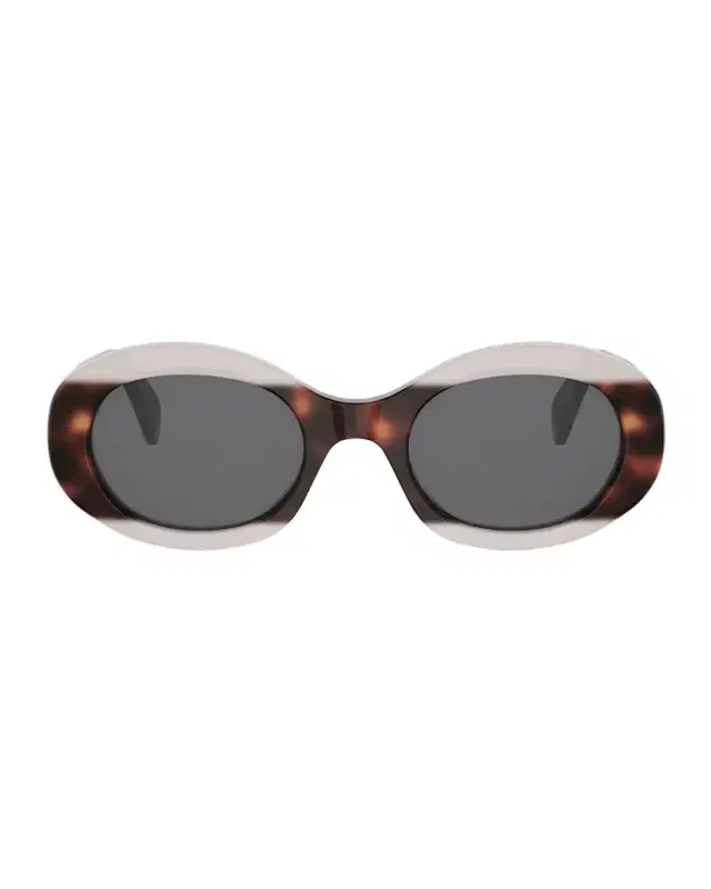 CELINE Triomphe 01 Oval Acetate Sunglasses