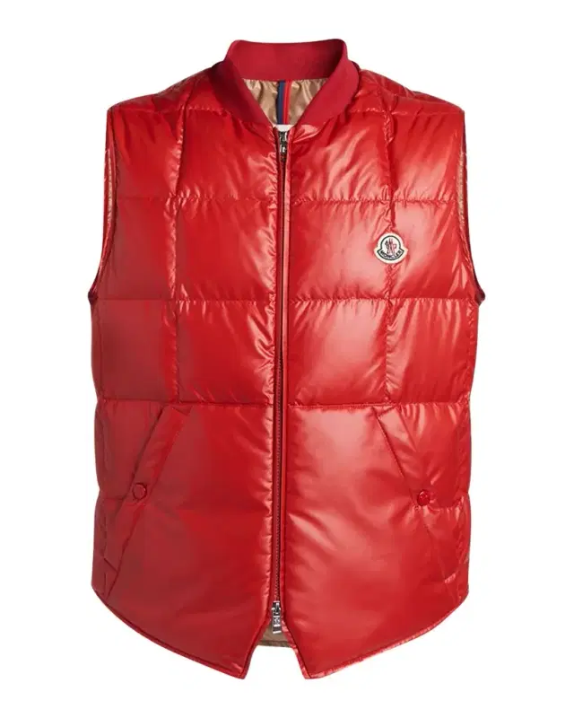 Moncler Men 's Matte Polyester Quilted Vest