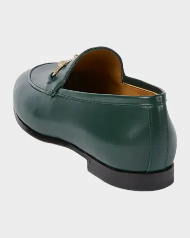 Gucci Jordaan Leather Horsebit Loafers | Thumbnail 2