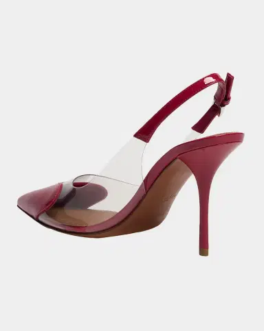 Alaïa Coeur Clear Cap-Toe Mule Pumps | Thumbnail 2 Alaïa Coeur Clear Cap-Toe Mule Pumps | Thumbnail 2