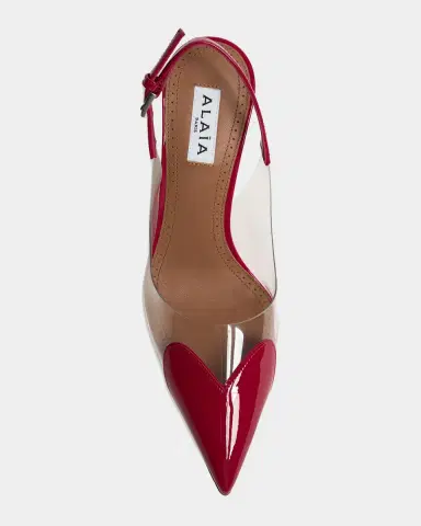 Alaïa Coeur Clear Cap-Toe Mule Pumps | Thumbnail 4 Alaïa Coeur Clear Cap-Toe Mule Pumps | Thumbnail 4