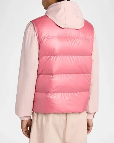 Moncler Men's Restigo Snap-Front Quilted Vest | Thumbnail 2