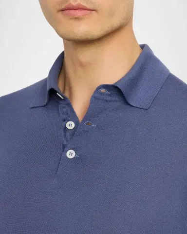 Brunello Cucinelli Men 's Wool and Cashmere Half-Zip Sweater | Thumbnail 5
