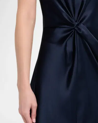 TANYA TAYLOR Robinella Draped Satin Midi Dress | Thumbnail 5 TANYA TAYLOR Robinella Draped Satin Midi Dress | Thumbnail 5