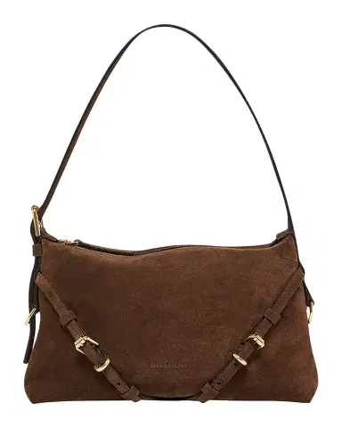 Givenchy Mini Voyou Suede Shoulder Bag | Thumbnail 1 Givenchy Mini Voyou Suede Shoulder Bag | Thumbnail 1