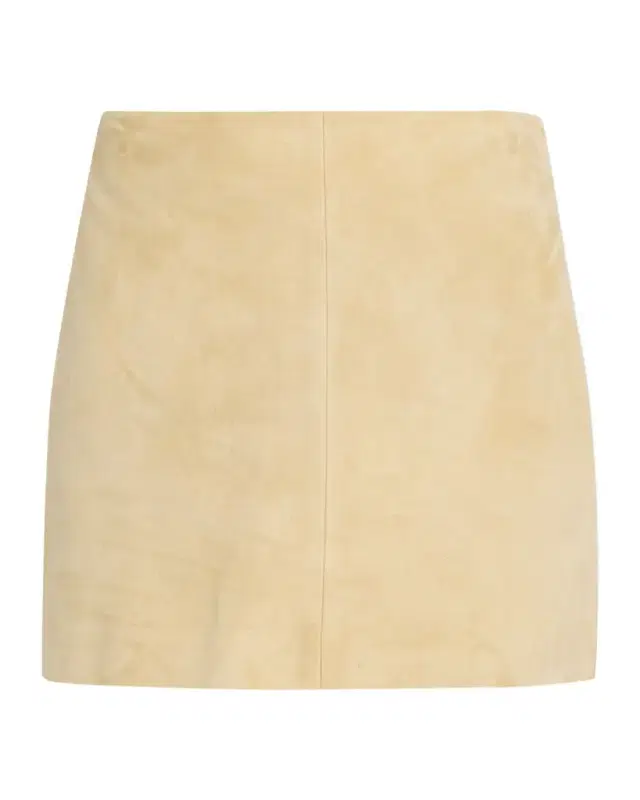 Melody A-Line Suede Mini Skirt