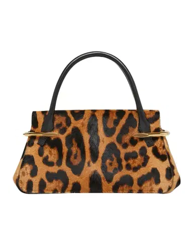 Givenchy Mini Pinch Leopard Pony-Effect Top-Handle Bag | Thumbnail 1 Givenchy Mini Pinch Leopard Pony-Effect Top-Handle Bag | Thumbnail 1