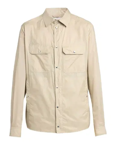 Moncler Men's Nylon Snap-Front Shirt Jacket | Thumbnail 1
