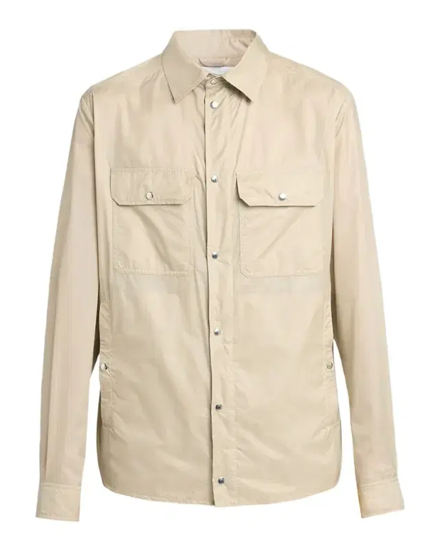 Moncler en 's Nylon Snap-Front Shirt Jacket