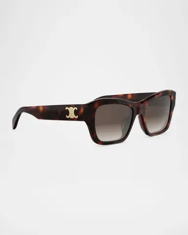 CELINE Triomphe 09 Acetate Butterfly Sunglasses | Thumbnail 3