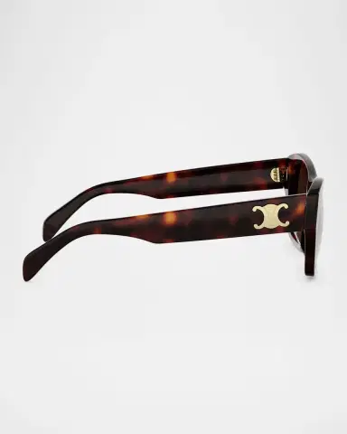 CELINE Triomphe 09 Acetate Butterfly Sunglasses | Thumbnail 4