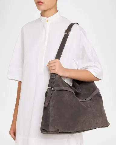 Givenchy Voyou Large Suede Tote Bag | Thumbnail 2