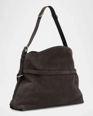Givenchy Voyou Large Suede Tote Bag | Thumbnail 3
