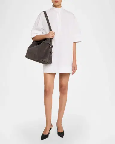 Givenchy Voyou Large Suede Tote Bag | Thumbnail 5