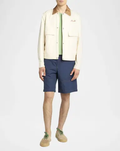Moncler Men's Anchor Cotton Pocket T-Shirt | Thumbnail 2