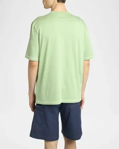 Moncler Men's Anchor Cotton Pocket T-Shirt | Thumbnail 3