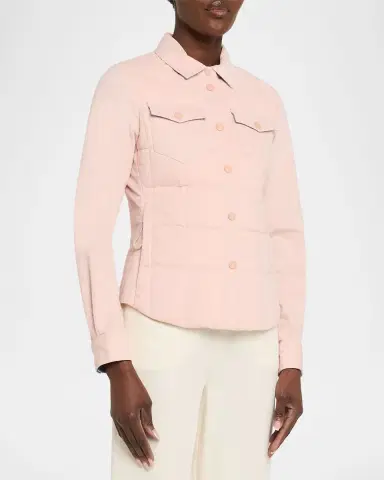 Moncler Nangy Corduroy Down Shirt Jacket | Thumbnail 4