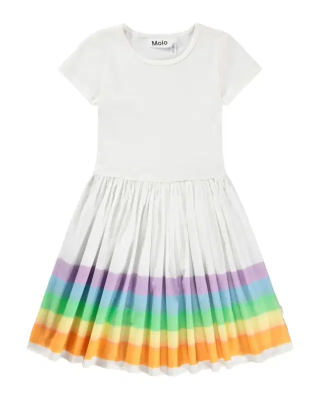 Girl's Cissa Short-Sleeved Organic Cotton Dress
