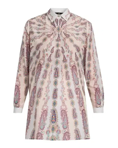 Etro Paisley-Print Silk Button-Down Blouse | Thumbnail 1