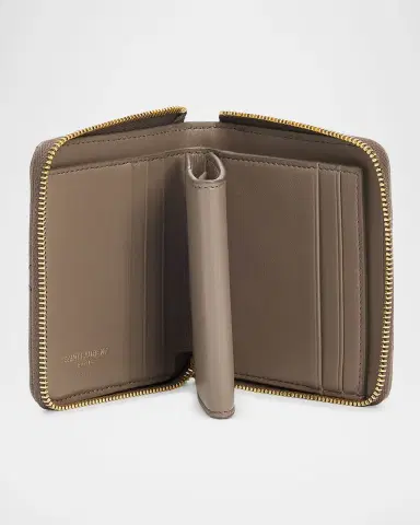 Saint Laurent Cassandre YSL Quilted Leather Wallet | Thumbnail 3 Saint Laurent Cassandre YSL Quilted Leather Wallet | Thumbnail 3