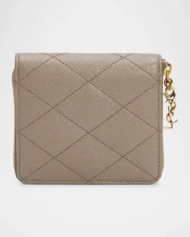 Saint Laurent Cassandre YSL Quilted Leather Wallet | Thumbnail 4 Saint Laurent Cassandre YSL Quilted Leather Wallet | Thumbnail 4