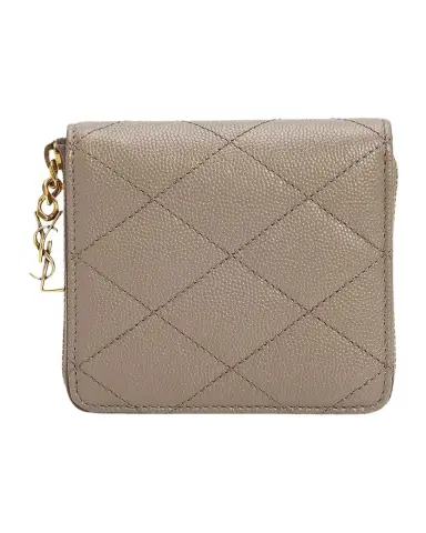 Saint Laurent Cassandre YSL Quilted Leather Wallet | Thumbnail 1 Saint Laurent Cassandre YSL Quilted Leather Wallet | Thumbnail 1