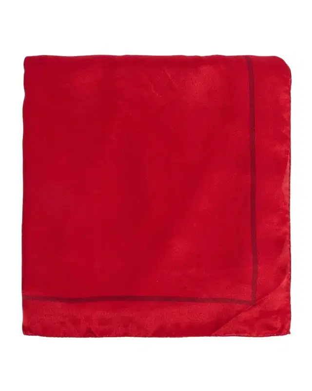 Saint Laurent Cassandre Square Silk Scarf