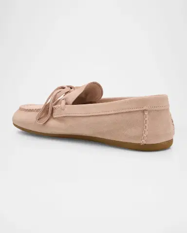 Miu Miu Suede Moccasin Loafers | Thumbnail 4 Miu Miu Suede Moccasin Loafers | Thumbnail 4
