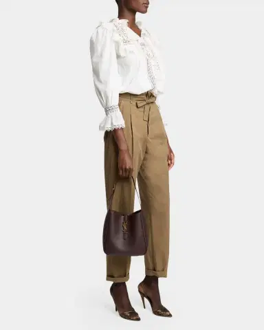Saint Laurent Le 5 A 7 Small YSL Leather Shoulder Bag | Thumbnail 4 Saint Laurent Le 5 A 7 Small YSL Leather Shoulder Bag | Thumbnail 4