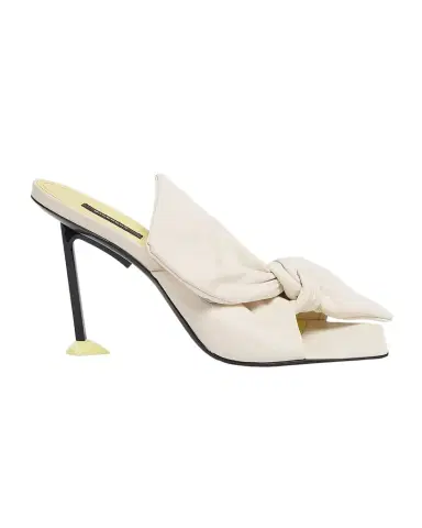 Givenchy 95mm Bow Leather Mule Sandals | Thumbnail 1