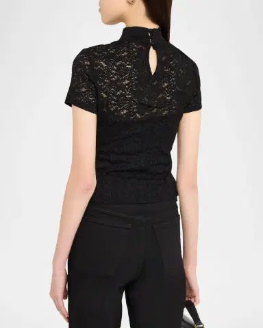 PAIGE June Floral Lace Tee | Thumbnail 3 PAIGE June Floral Lace Tee | Thumbnail 3